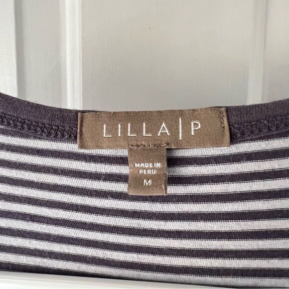 Lilla P | Sleeveless Midi Twofer Shift Dress Medium - Picture 3 of 5